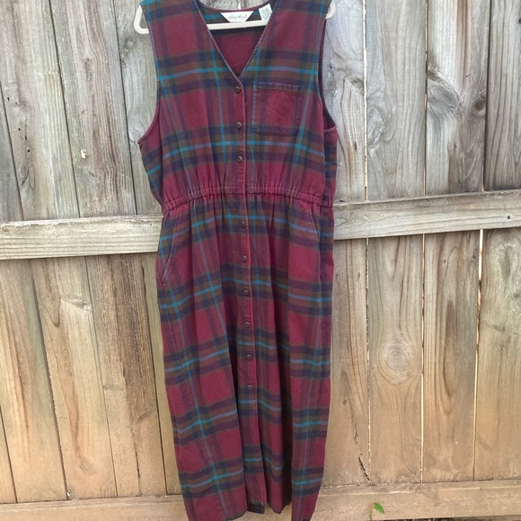 Eddie Bauer cotton flannel jumper - Picture 1 of 10